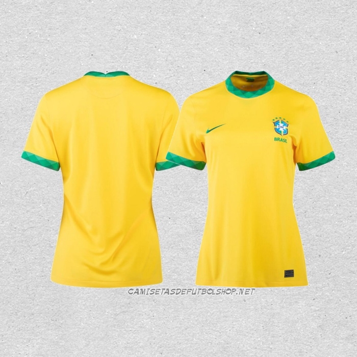 Camiseta Primera Brasil 2020 Mujer